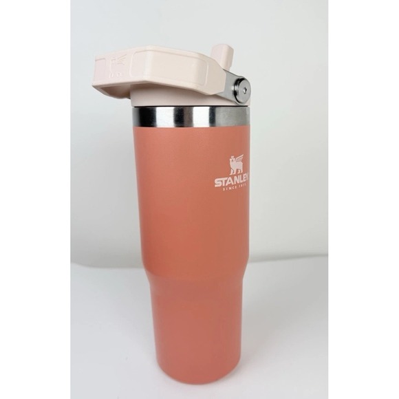 Stanley IceFlow 30oz Flip Straw Tumbler Stainless Steel Polar Peach – Used - Picture 2 of 14